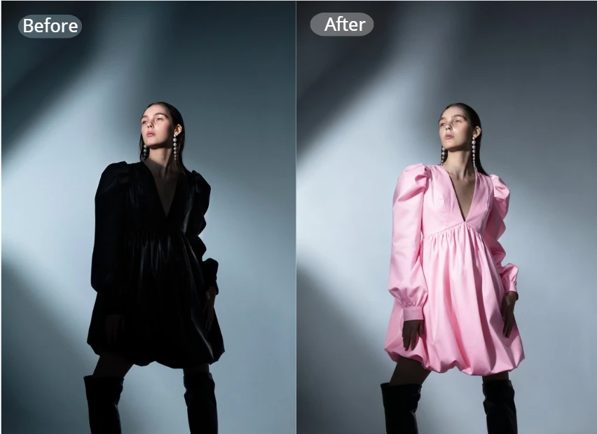 AI Clothes Changer Example